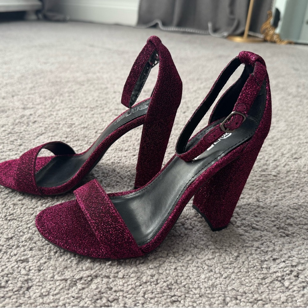 Elegant Burgundy Heels
